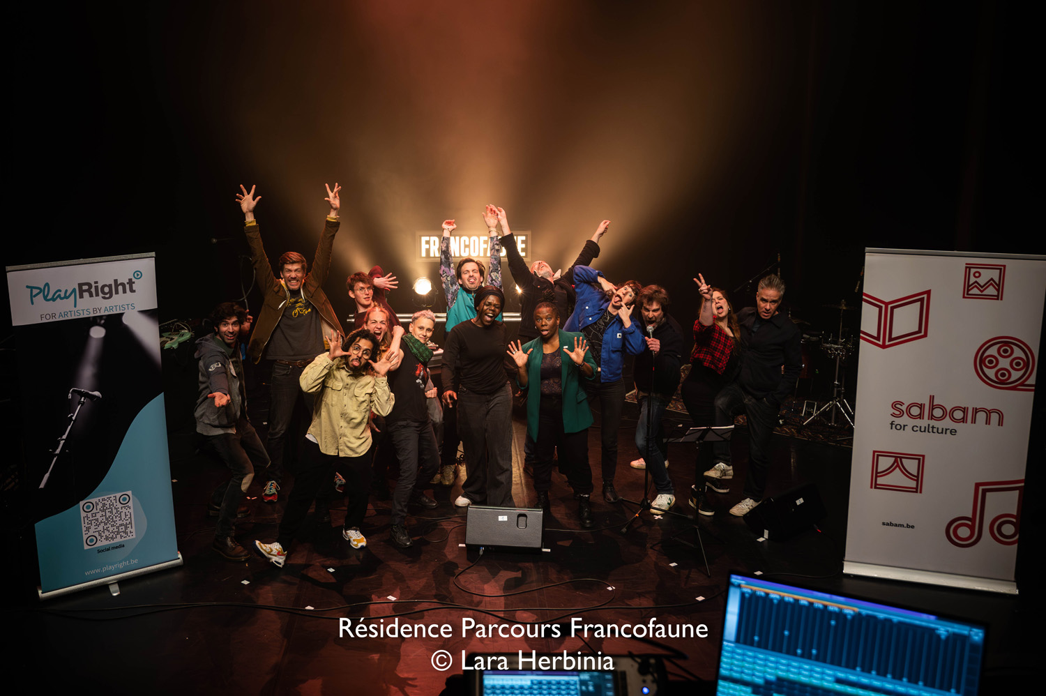 Photos: Sortie de résidence Parcours FrancoFaune 2023 (Bleuroise – Caillasses Live – SMR)