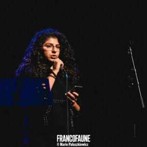 Les Fleurs du Slam #5 Les Fleurs du Slam #5 @ Le 140 (FrancoFaune 2024) © Marie Paluszkiewicz