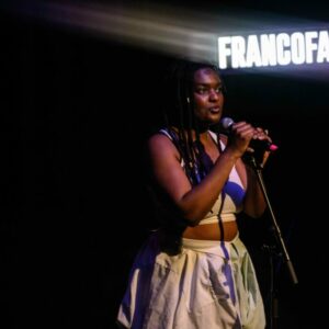 Nsangu Nsangu @ Maison poème (Auditions Parcours FrancoFaune 2025) © Lara Herbinia
