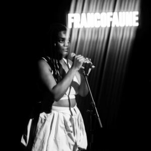 Nsangu Nsangu @ Maison poème (Auditions Parcours FrancoFaune 2025) © Lara Herbinia