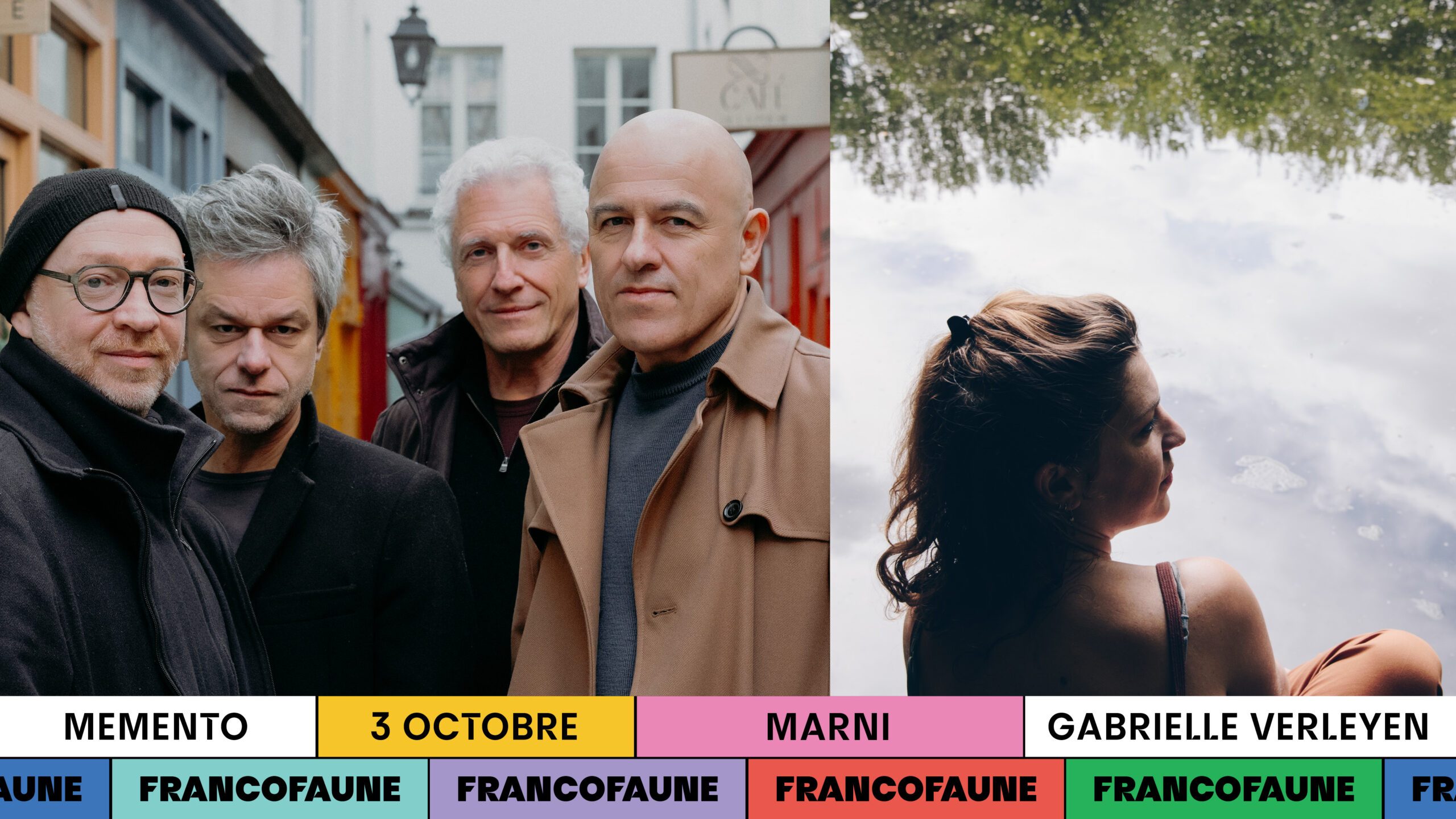 MEMENTO (Dominique A, Sacha Toorop, Stephan Oliva, Sébastien Boisseau) + Gabrielle Verleynen