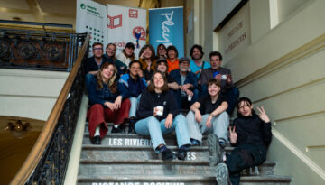 Résidence Parcours FrancoFaune 2026 avec DC Lou, Hortense et Linton © Alexia Jaubert